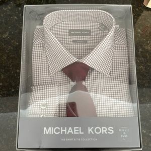 Michael Kors Men’s Dress shirt and Tie